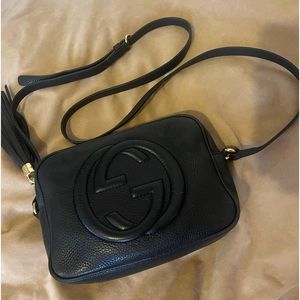 Gucci Soho Disco Leather Black Crossbody Bag